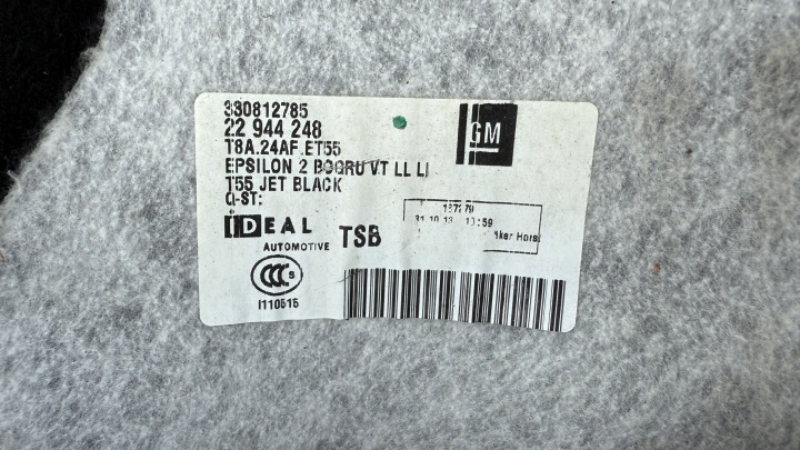 OPEL INSIGNIA A GAUCHE REVÊTEMENT PLANCHER CONDUCTEUR TAPIS TAPIS MDD3ISJR