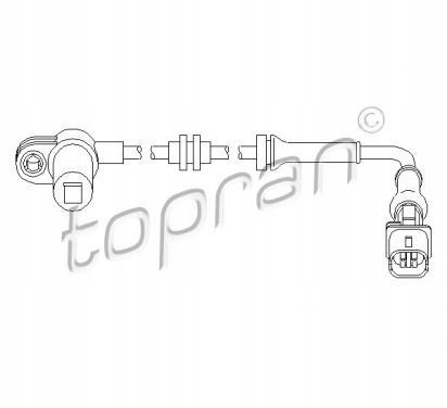 SENSOR SPEED ROTARY WHEELS TOPRAN 207 450 photo 2 - milautoparts-fr.ukrlive.com