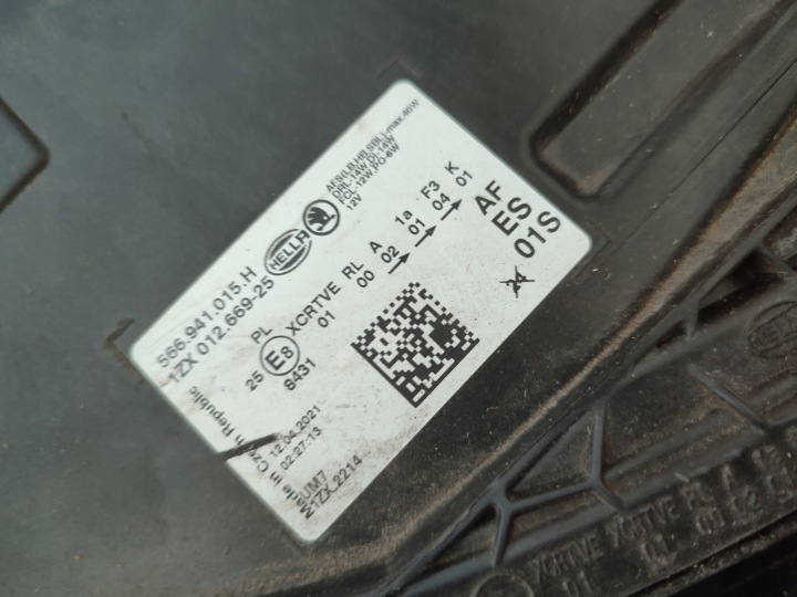 SKODA KODIAQ 566 PHARE GAUCHE COMPLET LED 566941015H