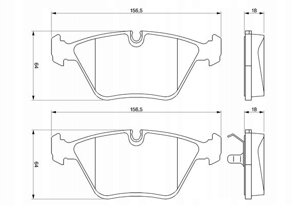 ZAPATAS DE FRENAPARA BOSCH PARA JAGUAR XJSC 5.3 