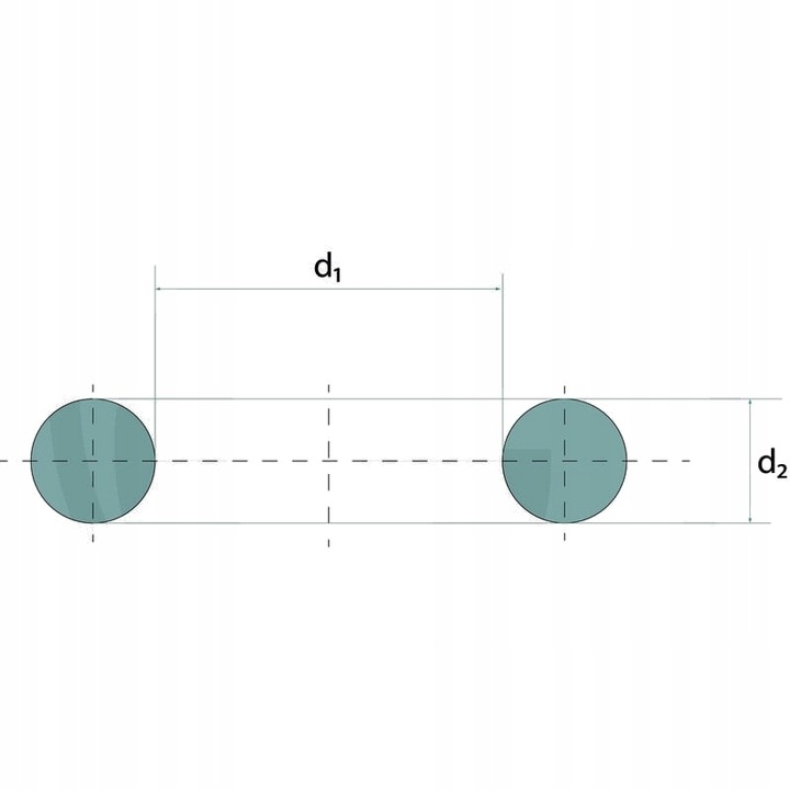 ORIGINALES Ø7MM, D2=2MM, 70 SHORE, NBR, -30/+100°C 