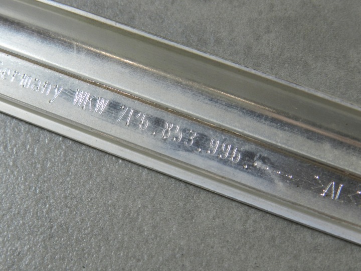 VW TOUAREG 7P MOULURE CHROME VITRES DROITE 7P5853996