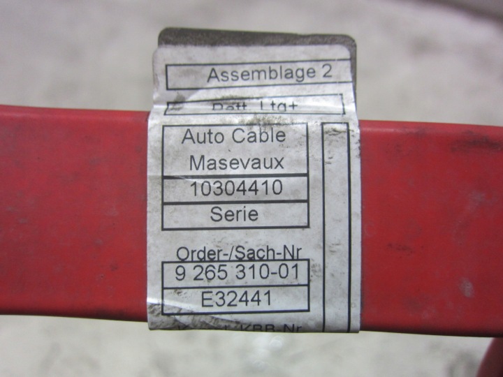 BMW 7 F02 CÂBLE PODPODLOGOWY FIL POSITIF ROUGE BATTERIE 9348268