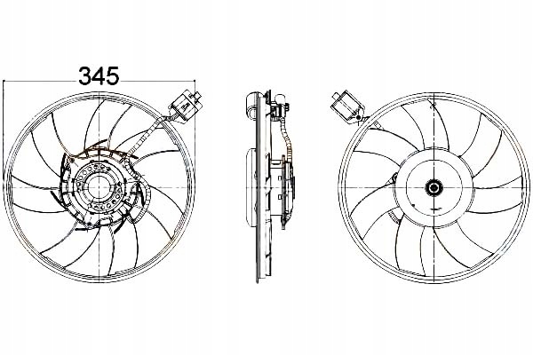 VENTILATEUR DE RADUATEUR [HELLA] photo 2 - milautoparts-fr.ukrlive.com