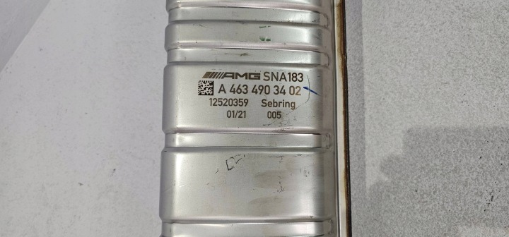 SILENCIEUX FINAL GAUCHE MERCEDES G W463 AMG 2ND GEN 2022