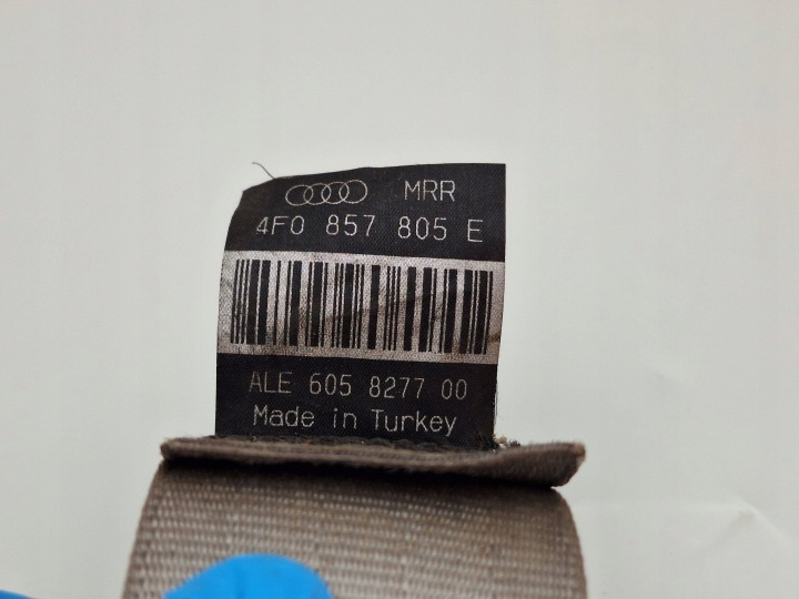 AUDI A6 S6 C6 4F 2008 CEINTURE DE SÉCURITÉ SIÈGES ARRIÈRE
