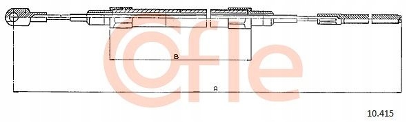 COFLE 10.415 CIEGNO, HAMULEC AUTÓNOMO 
