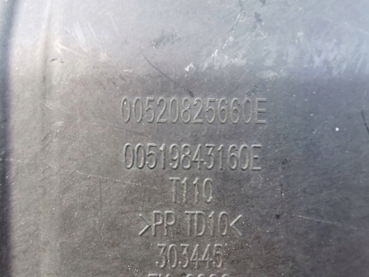 FIAT TIPO II 16- PLAQUE PROTECTION SOUS MOTEUR 00520825660E 00519843160E