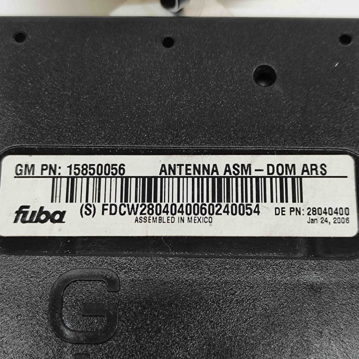 AMPLIFICATEUR D'ANTENNE CHEVROLET CORVETTE (C6) 15850056 22252727 7.0L 371KW