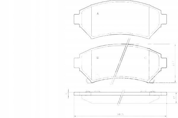 ZAPATAS DE FRENADO OPEL SINTRA 96-99 CON CZUJ A.B.S. 