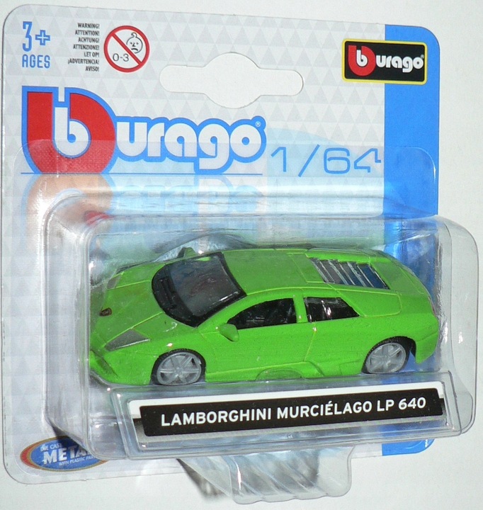 BBURAGO 1:64 - LAMBORGHINI MURCIELAGO LP 640 !nuotrauka 1