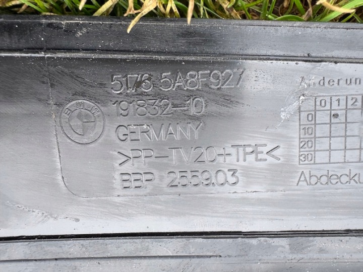 BMW 5 G60 G61 MODULE PROTECTION CALANDRE PANNEAU AVANT ORIGINAL