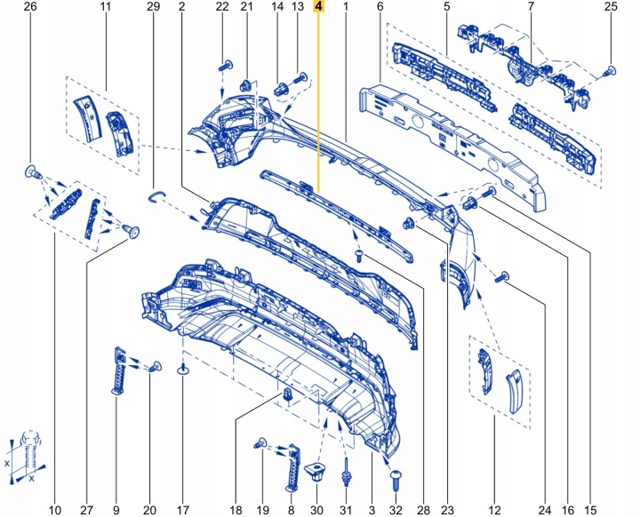 NEUF OE REVÊTEMENT SPOILER PARE-CHOCS AVANT RENAULT KADJAR 620269780R
