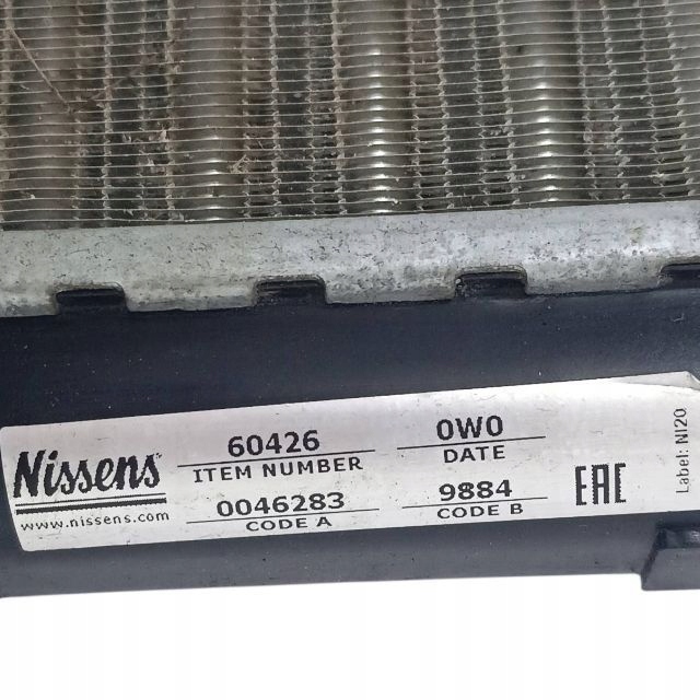 2001 AUDI A2 RADIATEUR EAU 0046283