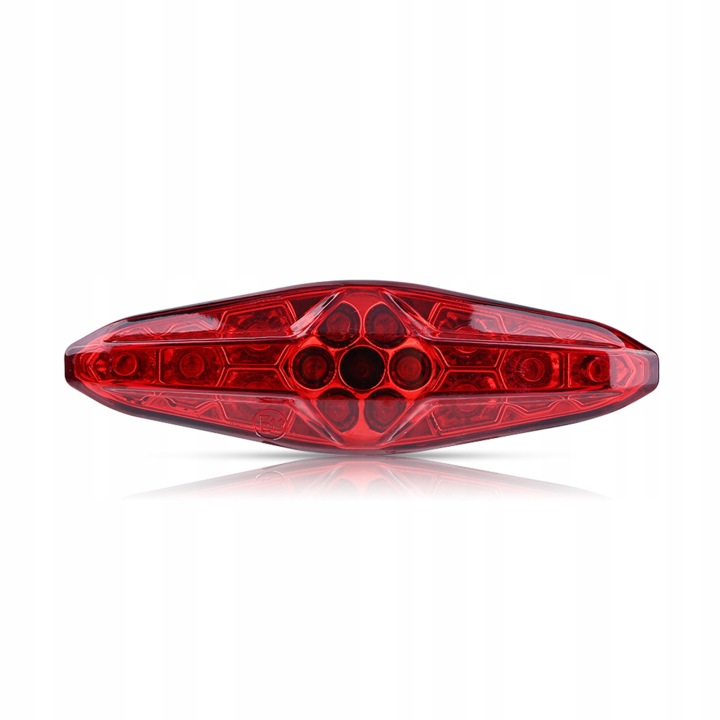 PHARE ARRIÈRE ARRIÈRE VERS MOTOCYCLETTE 12V 15LED ARRIÈRE LANTERNE FREIN ROUGE