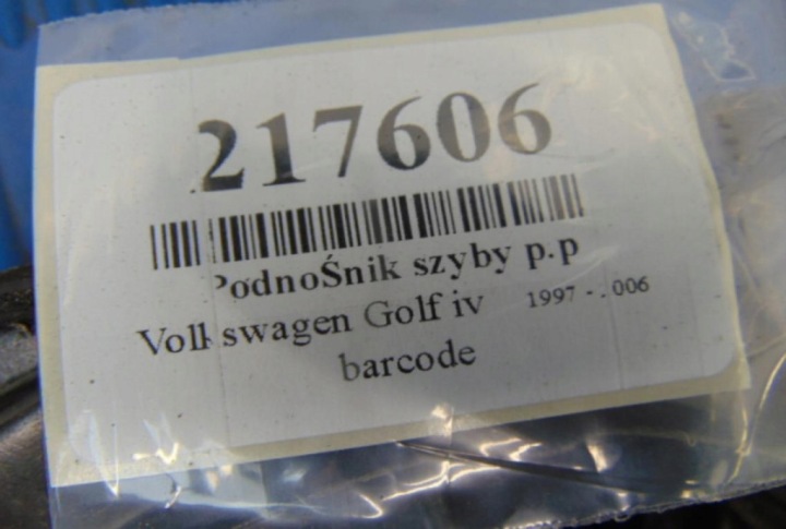 VOLKSWAGEN GOLF IV 1.6 8V UNIVERSEL ÉLÉVATEUR VITRES DROIT AVANT