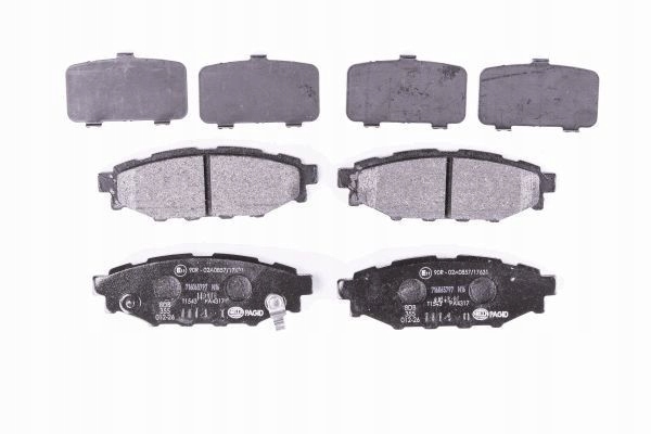 ZAPATAS DE FRENADO PARTE TRASERA 8DB 355 012-261 HELLA PAGID 