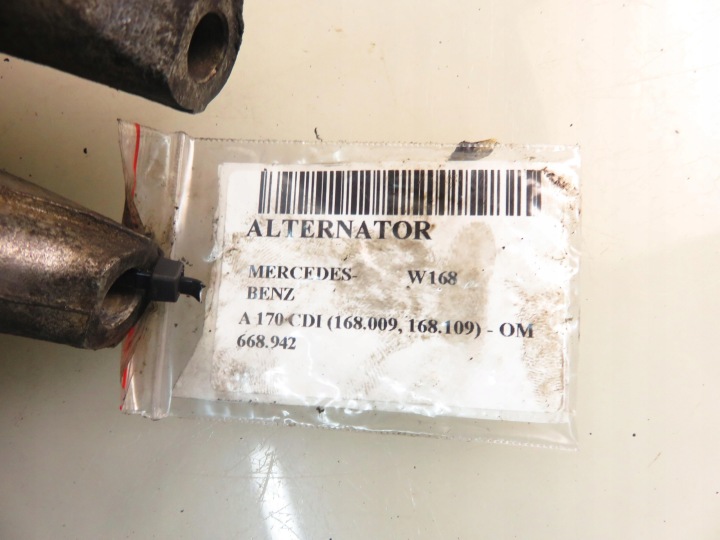 ALTERNATEUR MERCEDES W168 A 170 CDI 95 OM 668.942 2548702