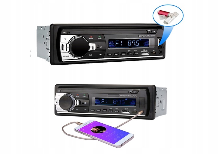 RADIO DE AUTOMÓVIL 1DIN AUDI 80 1972-1996 