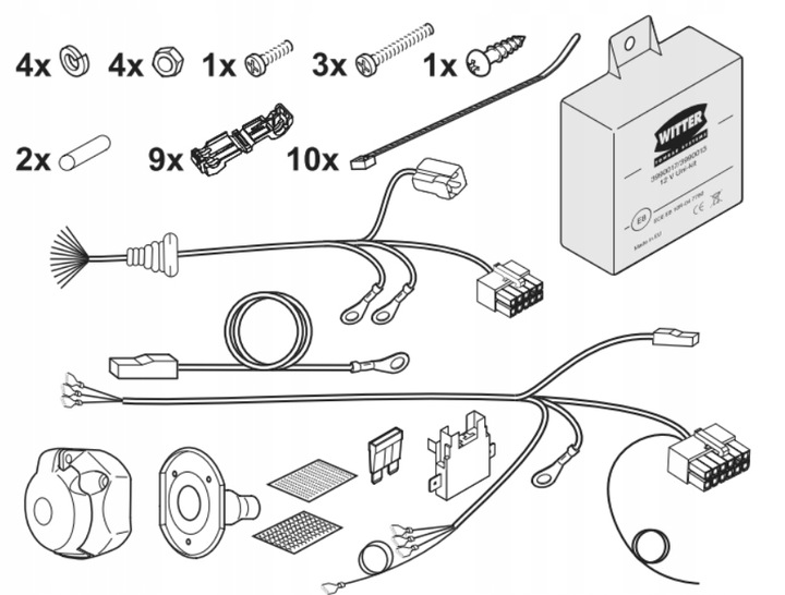 BARRA DE REMOLQUE GANCHO DE REMOLQUE +MODUL MINI PACEMAN CUPÉ 2012- 