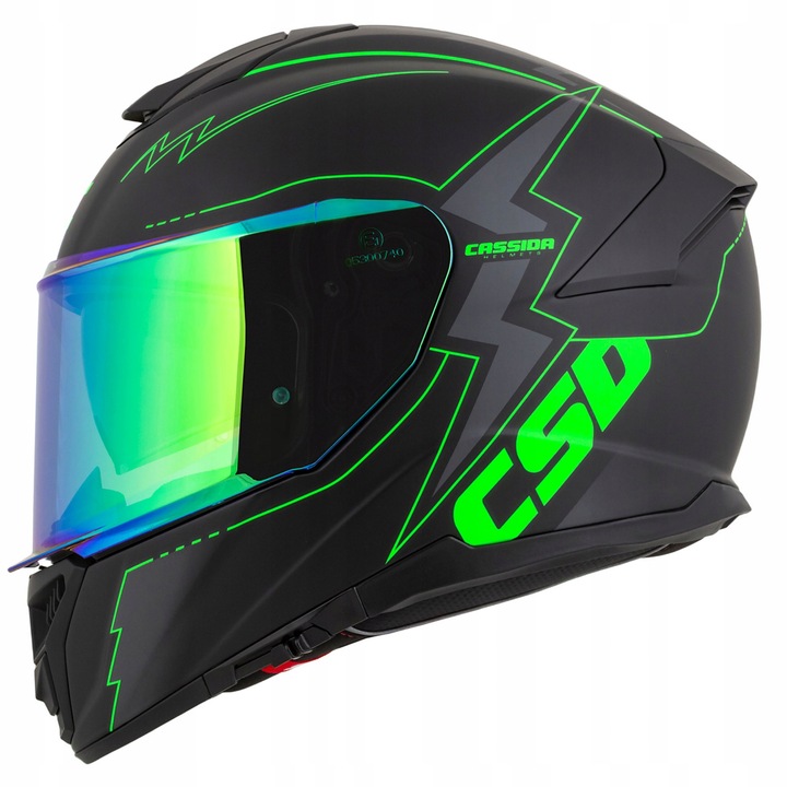 CASSIDA CASCO PARA MOTOCICLETA GT2 + LUSTRZANKA VENTANAS XS 