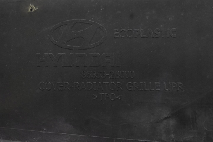 PROTECTION PANNEAU AVANT SUPÉRIEURE 86353-2B000 HYUNDAI SANTA FE 2 II 2.7 V6 188KM