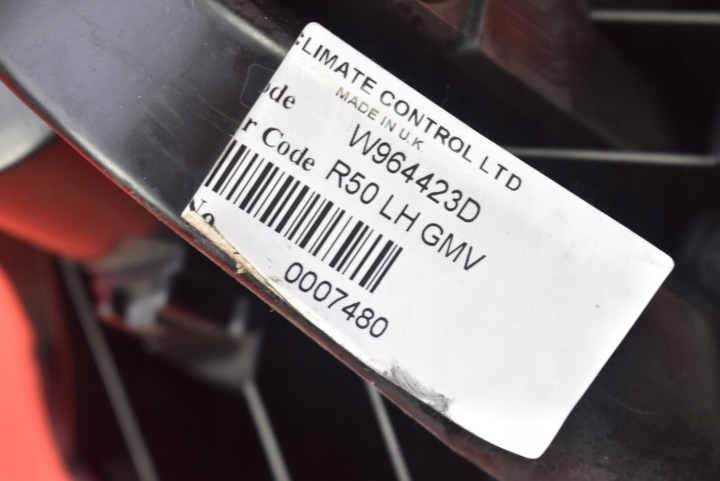 VENTILATEUR AIR CONDUIT D'AIR EUROPE MINI COOPER ONE R50