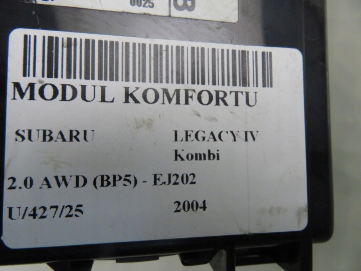 MODULE CONFORT SUBARU LEGACY IV 88281AG040 X1T17075H3