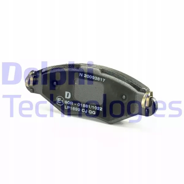 DELPHI LP1699 KIT PLAQUETTES FREINS FREINS DISQUE