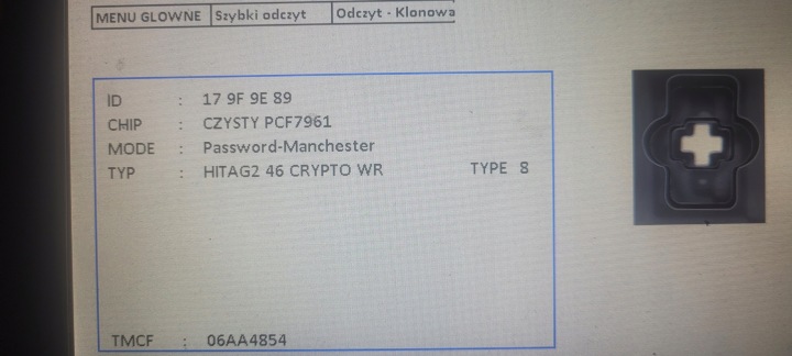 CLÉ CLÉ CITROEN A11TAB ID46 PCF7961 PROPRE GOTOWY VERS ZAPROGRAMOWANIA