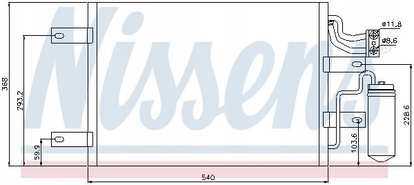 NISSENS 94882 DÉSHYDRATEUR CLIMATISATION