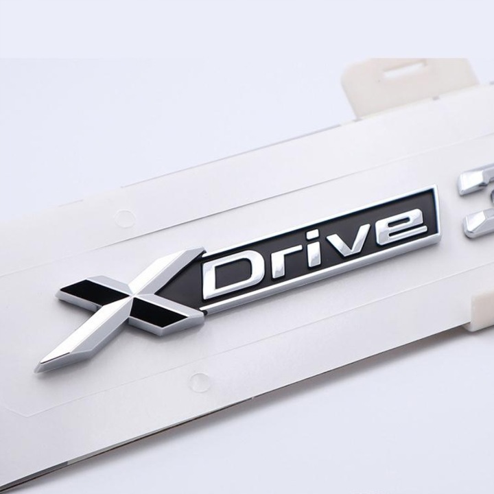 BMW XDRIVE 25D PORTES COUVERCLES DE COFFRE INSCRIPTION EMBLÈME CHROME DROIT GAUCHE X1 X3 X4 X5 X6