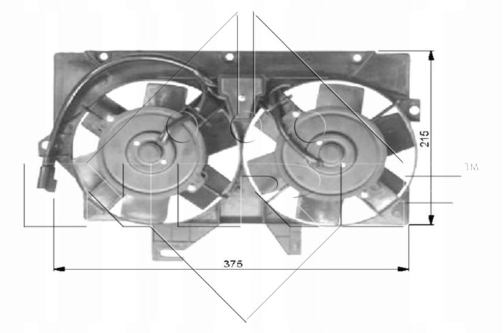 FAN ENGINE FORD TOURNEO 94- 47036 NRF photo 2 - milautoparts-fr.ukrlive.com