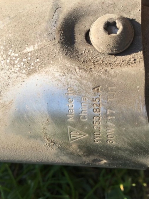 SILENCIEUX ÉCHAPPEMENT PORSCHE AUDI 4M4253607G 4M0253411B