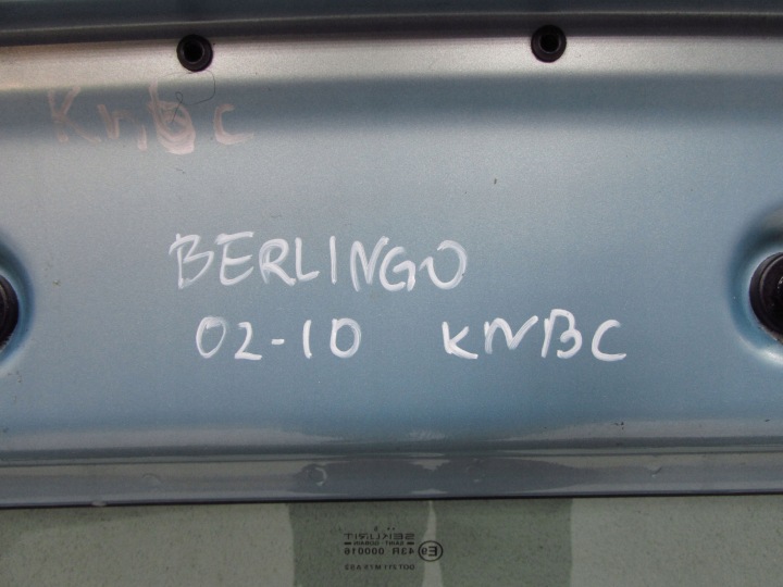 CITROEN BERLINGO PARTENAIRE COUVERCLES DE COFFRE COUVERCLES DE COFFRE ARRIÈRE VITRE KNBC VERS INSTALLATIONS