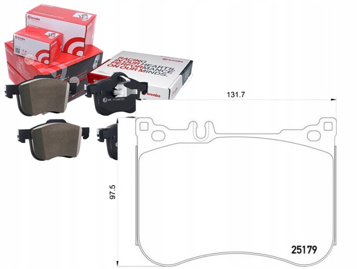 PLAQUETTES FREIN BREMBO P50095