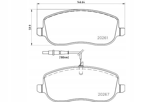 ZAPATAS DE FRENADO PEUGEOT P. 807 02- 