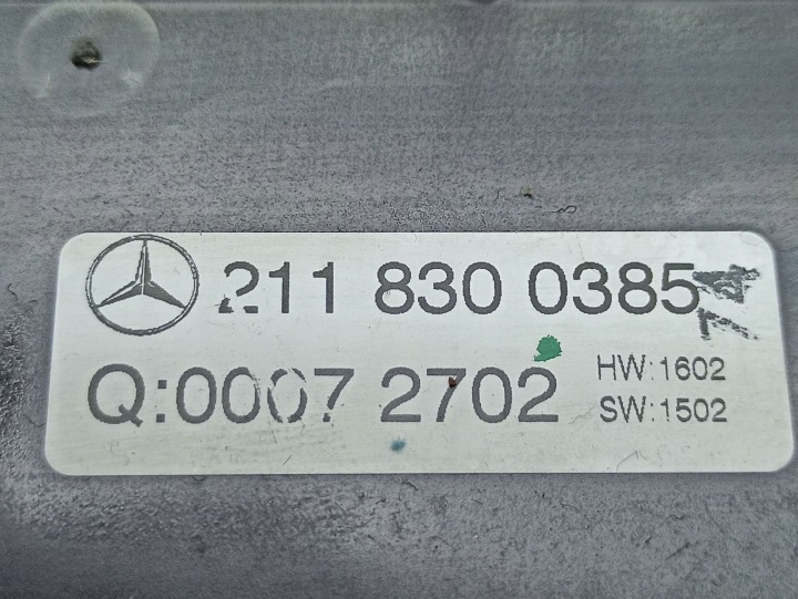 MERCEDES-BENZ E W211 2004 MILIEU PANNEAU CLIMATISATION