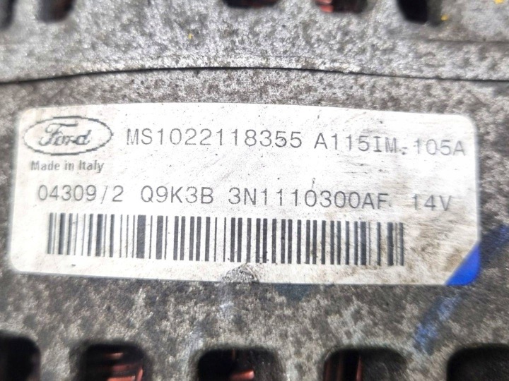 ALTERNATEUR FORD FOCUS 2 RESTYLAGE 2009 3N1110300AF
