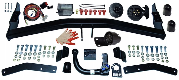 WYPINANY TRANSMISIÓN AUTOMÁTICA BARRA DE REMOLQUE HOLOWNICZY+MODUL+7PIN/13P OPEL VIVARO 2 B II 2014-2019 