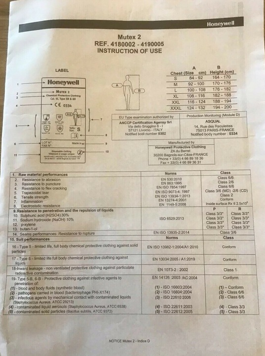 KOMBINEZONAS MALARSKI LENGVAS JEDNORAZOWY APSAUGINIS XL nuotrauka 13