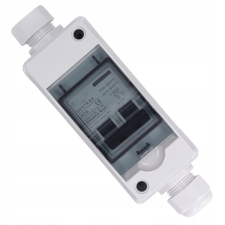 COMMUTATEUR FOTOWOLTAICZNY 2P 40A IP65 HYDROFUGE CHÂSSIS PA66 1P