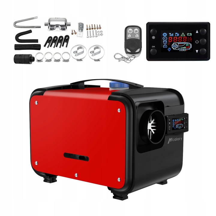 CALEFACCIÓN POSTOJOWE TIPO WEBASTO 12V 5-8KW DIESEL LCD 