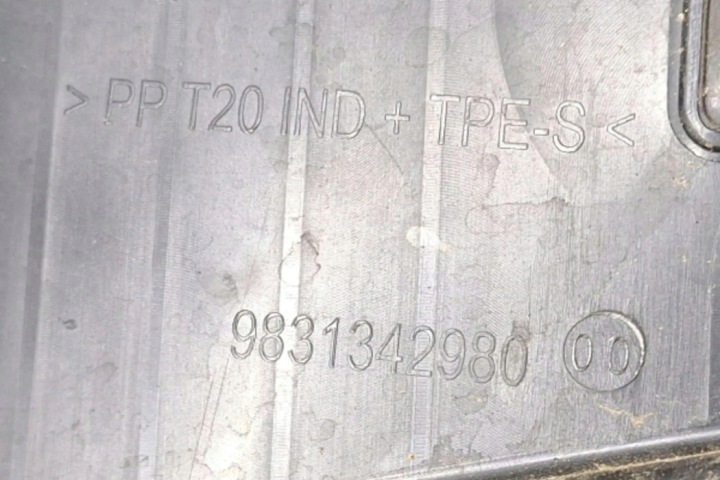 ADMISSION AIR RADIATEUR CITROËN C4 II (B7) 9831342980 1.2L GASOLINE 2023