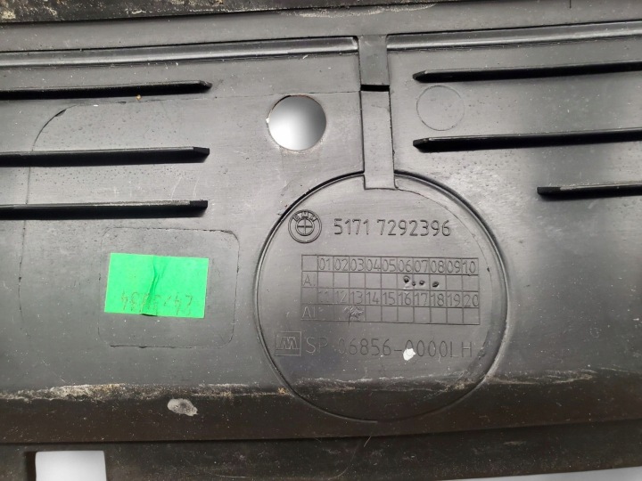 BMW X5 F15 7292396 AVANT DOUBLURE DE PASSAGE DE ROUE AVANT