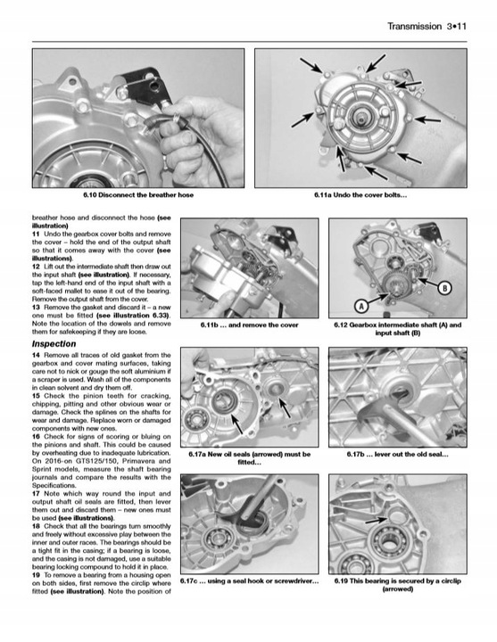 SCOOTER VESPA PRIMAVERA (14 - 18) DESCRIPCIÓN REPARACIÓN SKUTERA HAYNES PUBLISHING 