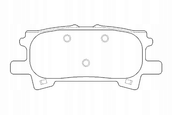 PLAQUETTES FREIN BREMBO VERS LEXUS RX300 03-08, ARRIÈRE OEM Q