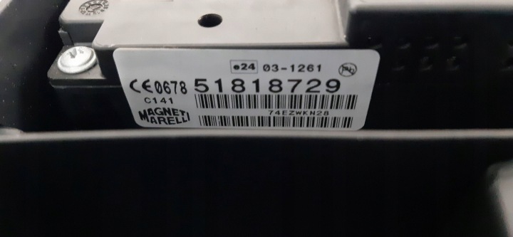 FIAT GRANDE PUNTO RADIO MODULE BLUE 7354107270 51818729