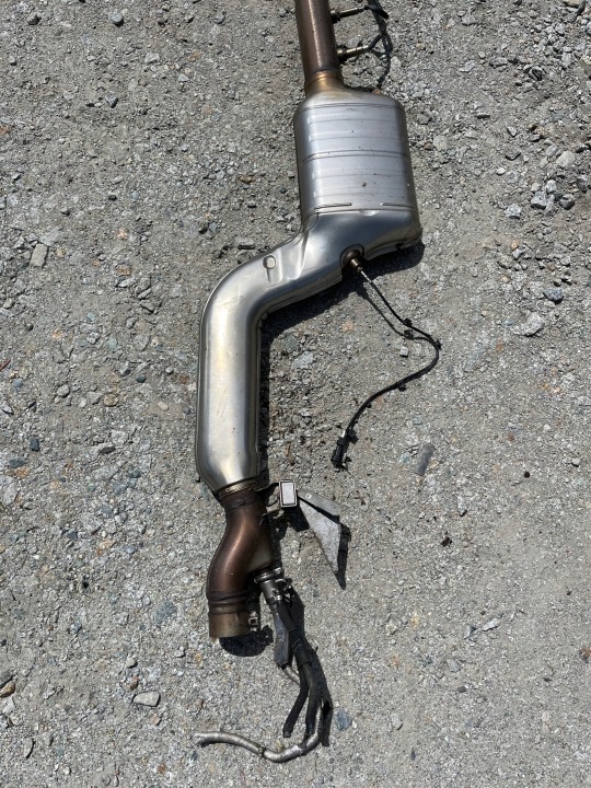 ÉCHAPPEMENT SILENCIEUX BMW 3 G20 G21 2.0 DIESEL B47 8599420 8599419 DÉMONTAGE OEM