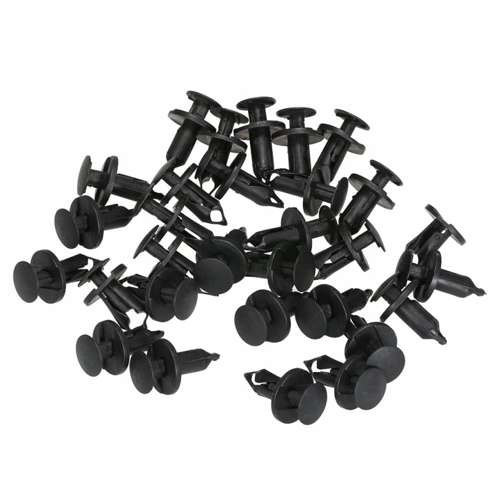 30X CLIPS MOCOWAN 8MM VERS DÉCORATIVES PINCES SUR DESCE, ÉTRIERS PORTES VOITURES
